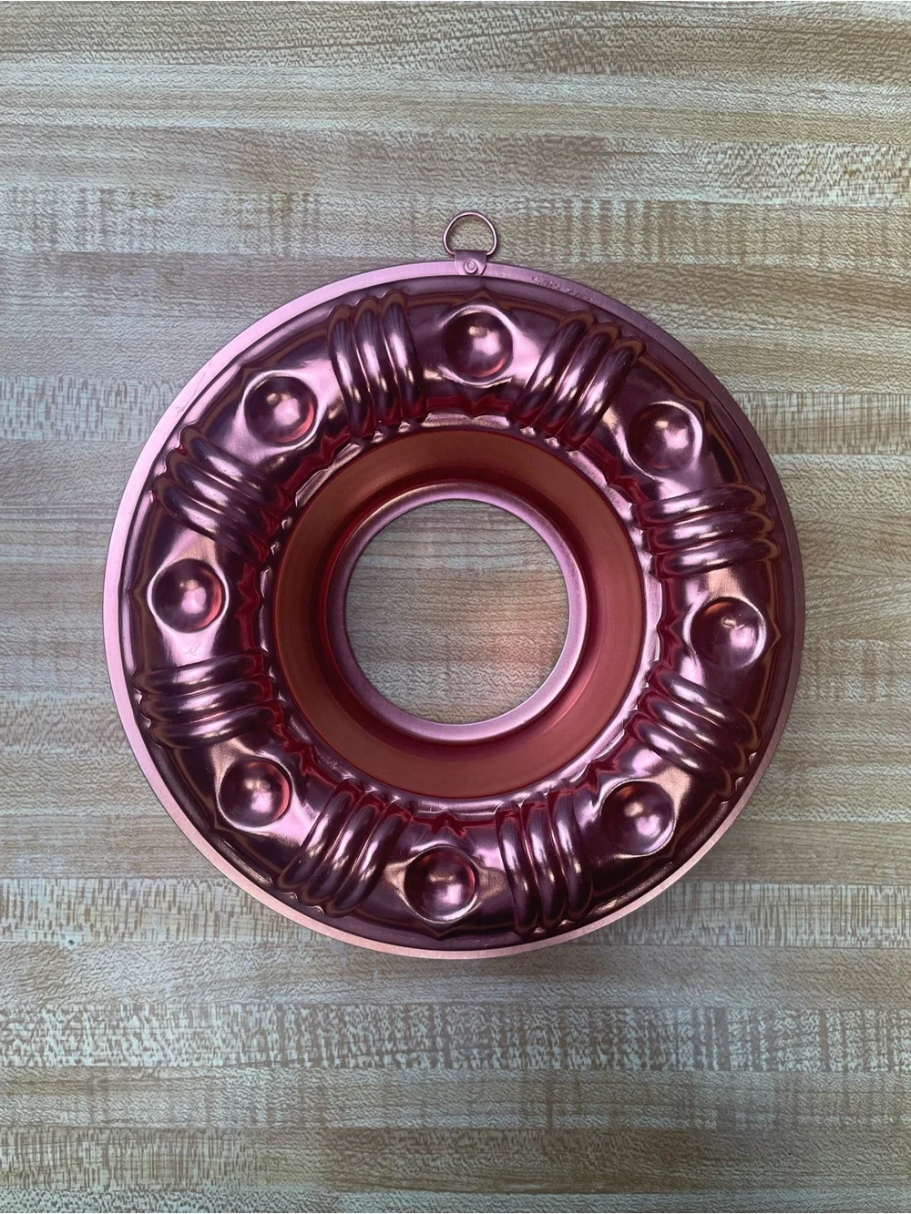 Vintage Copper Bundt Pan Dessert Mold